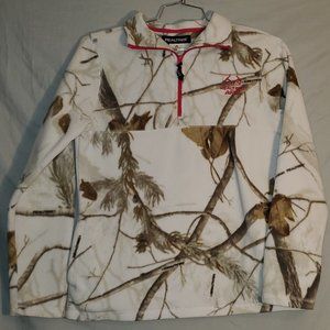 ✅️Realtree white camo 1/4 zip